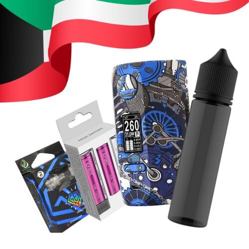 Puma mod with two batteries, a tank and a flavor